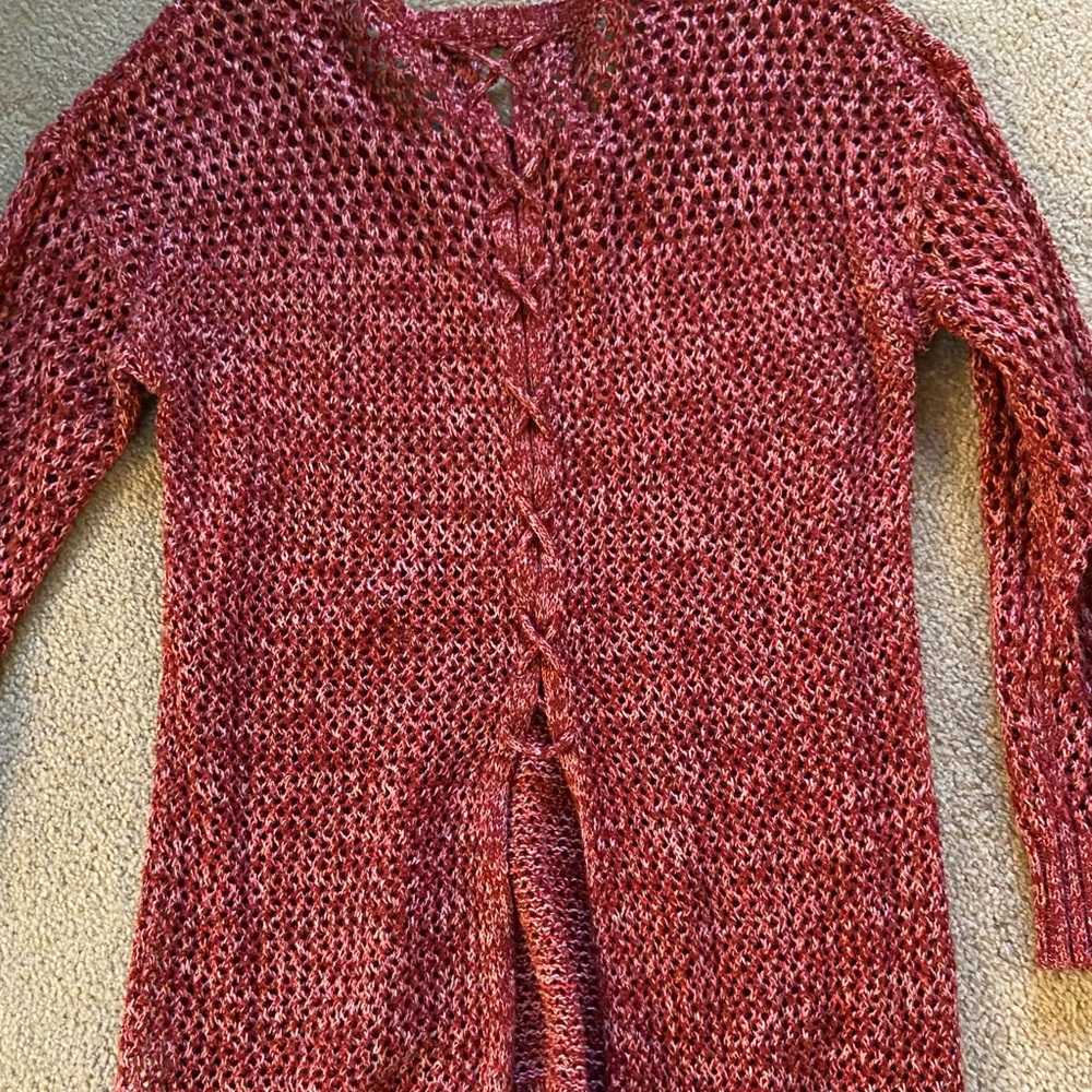 Lucky Brand Tie Back Sweater